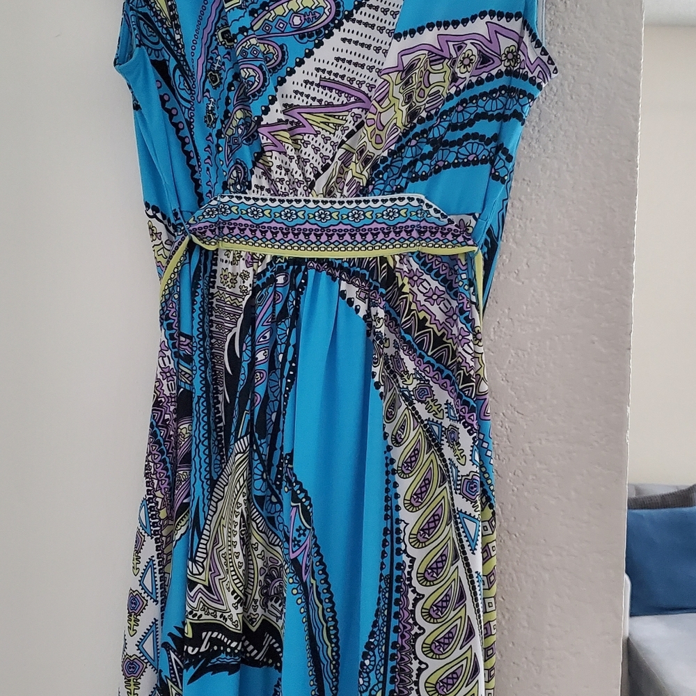 NY & CO L Colorful Summer Dress